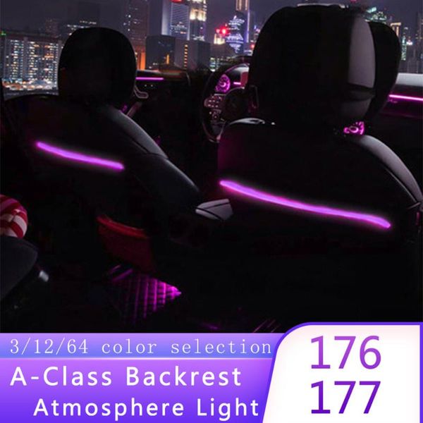 

for new a-class 176 177 a180l a200l modified backrest atmosphere lamp original luminous rear seat light modification