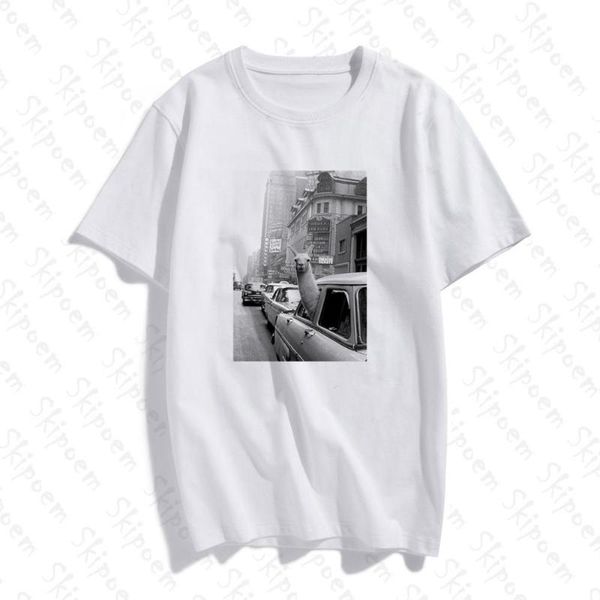 

мода коротким рукавом тенниска llama в такси на таймс-сквер отпечатано 100% хлопок топ tees casual o шеи tshirt unisex tshirt, White