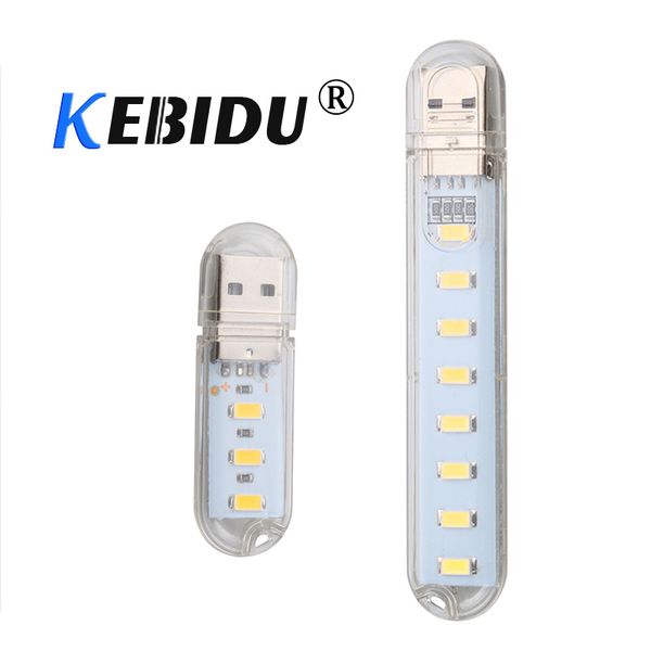 

mini keychain usb led light car indoor reading decoration atmosphere lamp 3 led 8 warm white 5v for pc night light