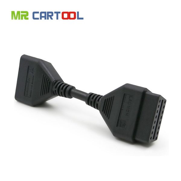 

mr cartool original for car obd2 cable extended 12v x431 idiag/5c/v/golo/easydiag 14cm auto obdii odb extensions cables