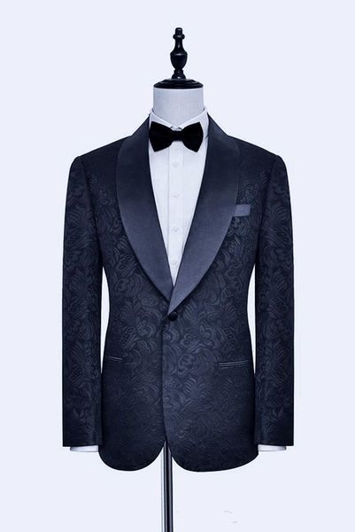 

new groomsmen shawl lapel one button (jacket+pants+tie) groom tuxedos groomsmen man suit mens wedding suits bridegroom 452, Black;gray