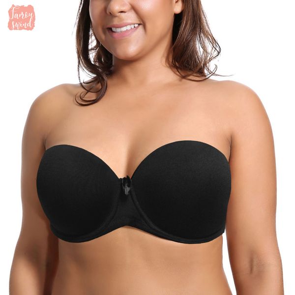 

нажмите sexy up bra big breast non convertible ремни bralette белье силиконовая без бретелек intimates e b c d f свадьба, Red;black