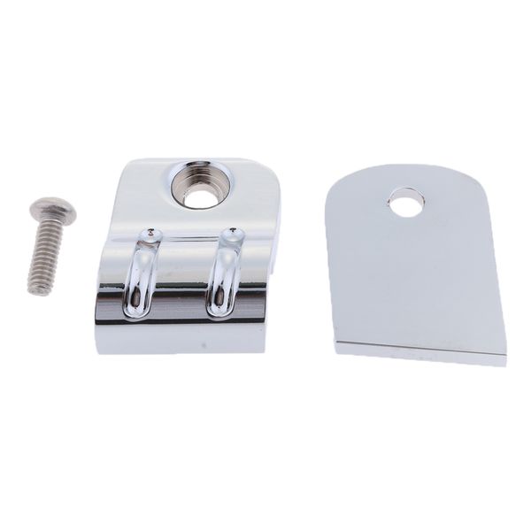 

cnc brake clutch cable wire clamp clip 1'' 25mm for harley - silver