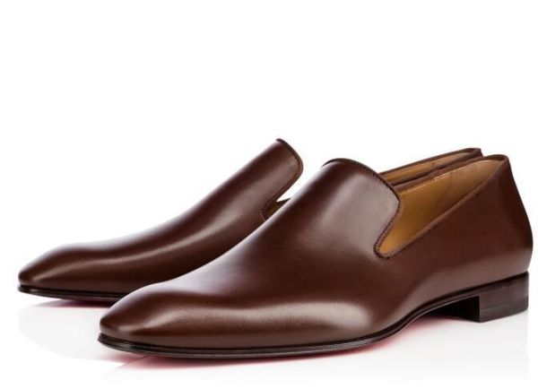 

джентльмен партии свадебное платье одуванчик оксфорды плоские мужские бизнес-слип на красном дне мужские мокасины роскошные дизайнерские туф, Black