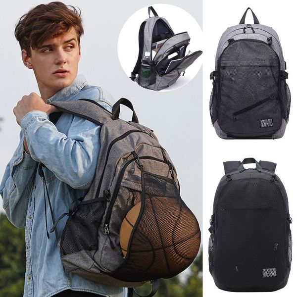 

basketball bag outdoor fitness bag usb charging backpack sports high-capacity lapcanvas outdoor basketball sport