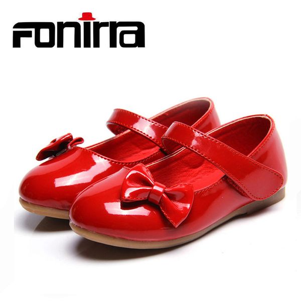 

fashion girls mary janes bowtie red casual flats shoes for children girls party wedding shoes pink white 113, Black;grey