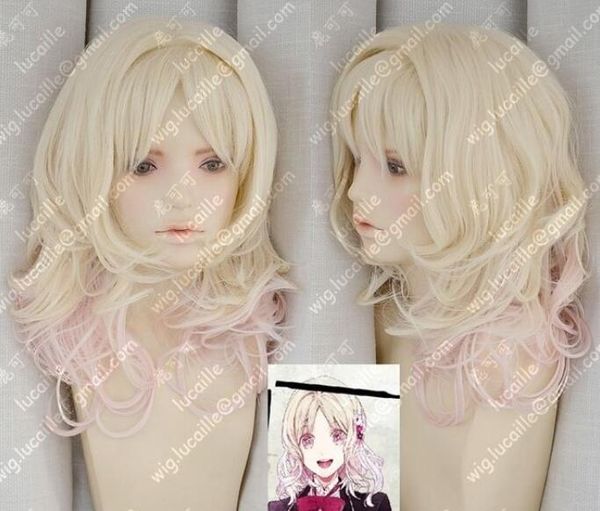 

wig diabolik lovers/komori yui blonde gradual change cosplay wigs
