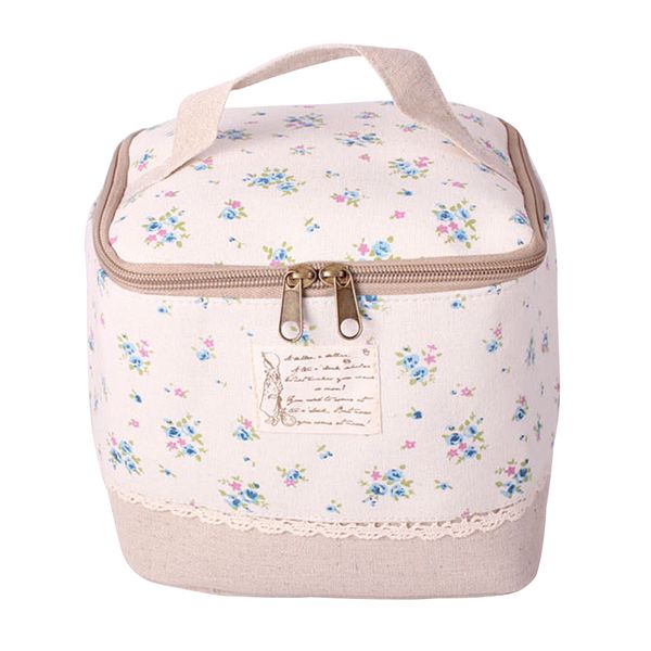 

toiletry storage bag hand-held durable cotton and linen portable travel makeup bag multifunctional