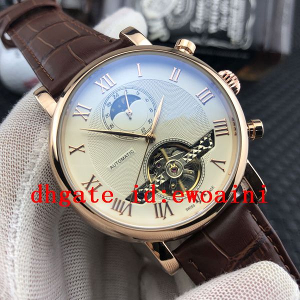 

Top Brand Watch Men Luxury Leather дизайнер известный бренд моды спорта автоматические механиче