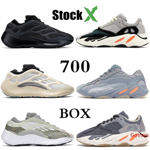 

700 v3 azeal alvah gid kanye west designer shoes magner carbon hospital blue static mauve wave mens women inertia solid grey running shoes