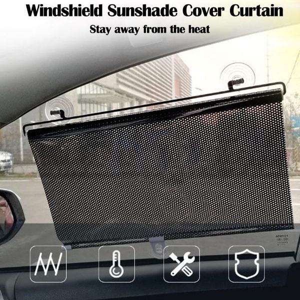 

car window sunshade retractable foldable windshield sunshade cover curtain