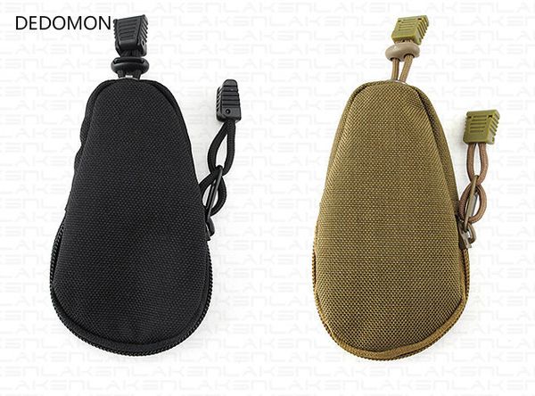 

mini tactical small bag money bag key pouch purse nylon with drawstring closure