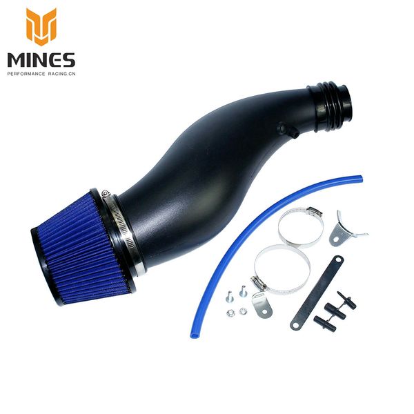 

cnspeed racing plastic air intake pipe for civic 92-00 ek eg with air filter intake pipe only black ms100968