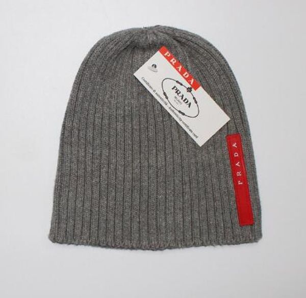 

mens beanie winter wool hat new fashion womens knitted thicken warm polo beanie bonnet cap 8621, Blue;gray