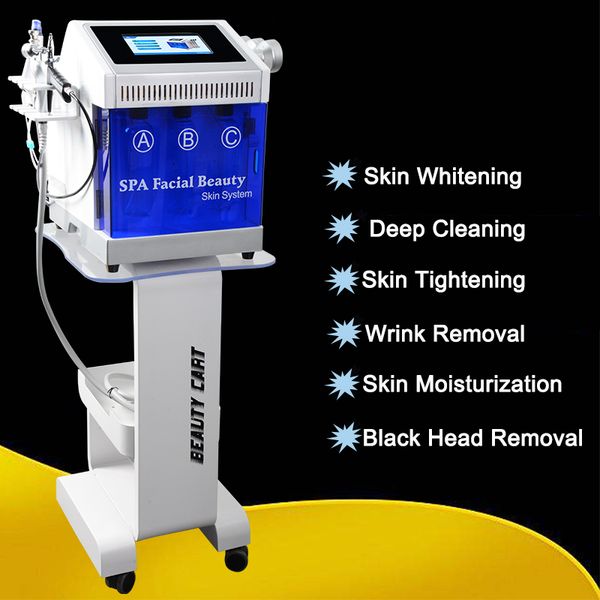 

8 in 1 hydra dermabrasion black head removal spray mist gun skin rejuvenation hydro facial beauty machine