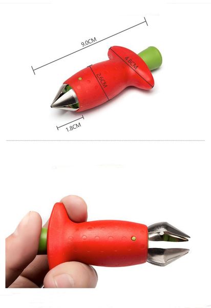 

оптовая продажа клубничных помидоров corer stem huller remover стебли для удаления стеблей клубничный питатель фрукты овощи инструменты для