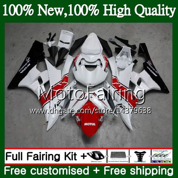 

bodys for yamaha red white yzf r 6 yzf 600 yzf-600 yzfr6 06 07 frame 90mf3 yzf r6 06 07 yzf600 yzf-r6 2006 2007 fairing bodywork kit