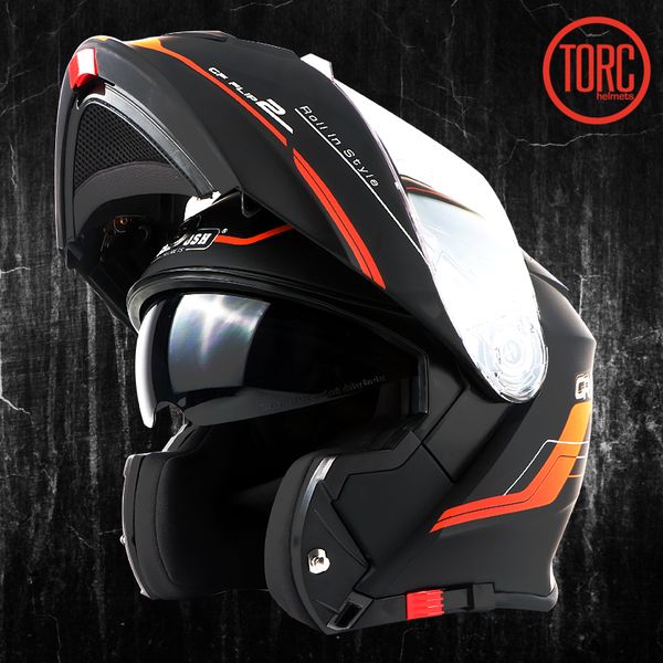 

torc мотоциклетный шлем flip up шлем мотоцикл мотокросс анфас capacete cascos para moto ece t271 гонки