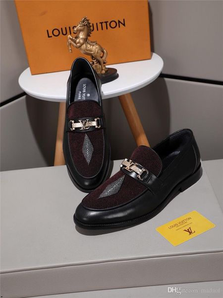 

19fw plus size 38-45 new black blue suede shoes luxury dress formal wedding flats footwear comfortable driving shoes lisy1