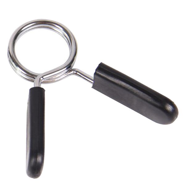 

2x barbel spring clip dumbbell bar collar clamp weightlifting bar spin lock