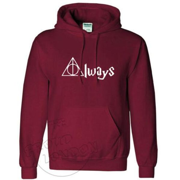 

always movie deathly hallows fan tumblr gift magic hoodie, Black