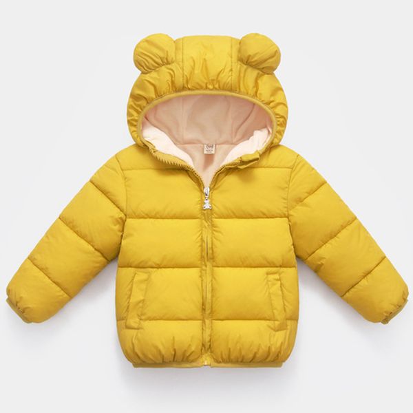 

boys girls jackets winter kids hooded jackets winter warm thick coat baby children clothes zip outwear long sleeve coat 2-6 year, Blue;gray