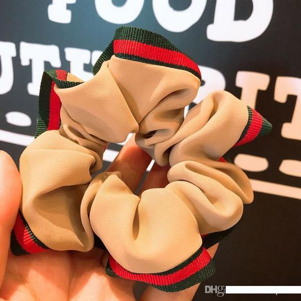 

red green stripe luxury hair elastic rubber band конструктор pony tail держатель luxury hair accessory быстрая доставка, Pink