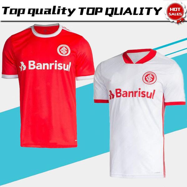 

2020 2021 sc internacional soccer jerseys home away 20 21 camisetas bruno silva n.lopez guerrero football kit shirts pottker, Black