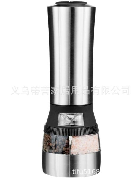 

Double Headed Electric Grinders Wholesale High Grade Stainless Steel Pepper Mill ZX-D18 Pepper Grinder Mills Machine