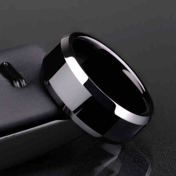 

stainless steel ring mens jewelry for women wedding band male ring 6526, Silver