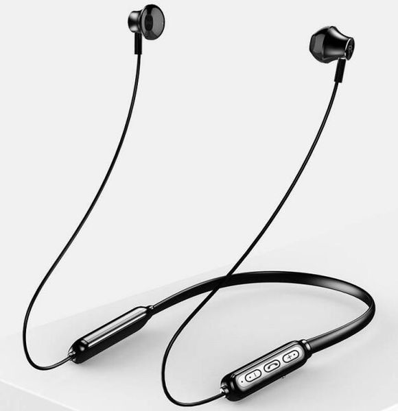 Kabellose Sport-Kopfhörer mit Nackenbügel, einfach zu tragendes BT5.0-Bluetooth-In-Ear-Headset für iOS, Android, Windows mit Drop-Shipping in der Einzelhandelsverpackung