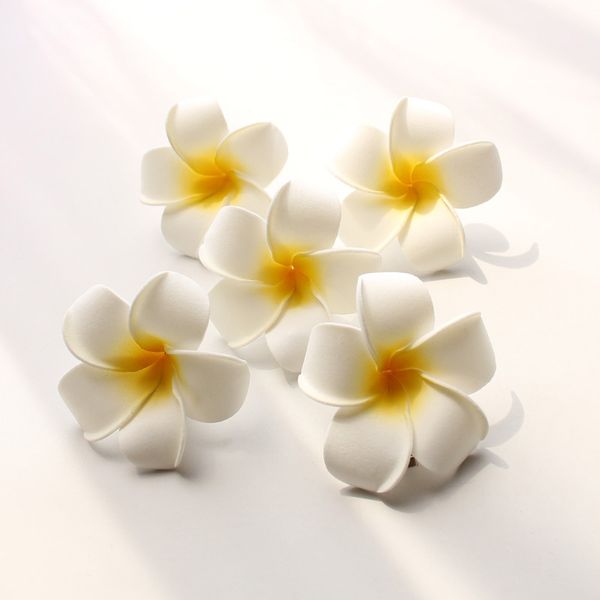 

5cm/6cm/7cm foam frangipani flower headwear wedding party decoration diy 50pcs