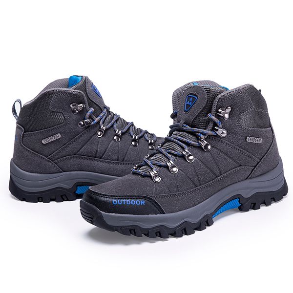 

men outdoor wear-resistant hiking shoes waterproof collision-proof water-proof tactical shoes thick-bottomed climbing