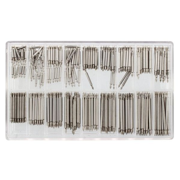 

kit 360 x spring pin rod watch strap repair for watchmaker 8-25mm