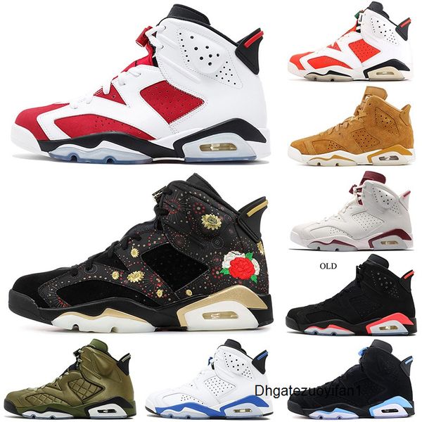 

2020 дизайнер баскетбольной обуви 6s золотой урожай все звезды черный кот кармин 6 cny gatorade bred oreo мужские спортивные спортивные сини