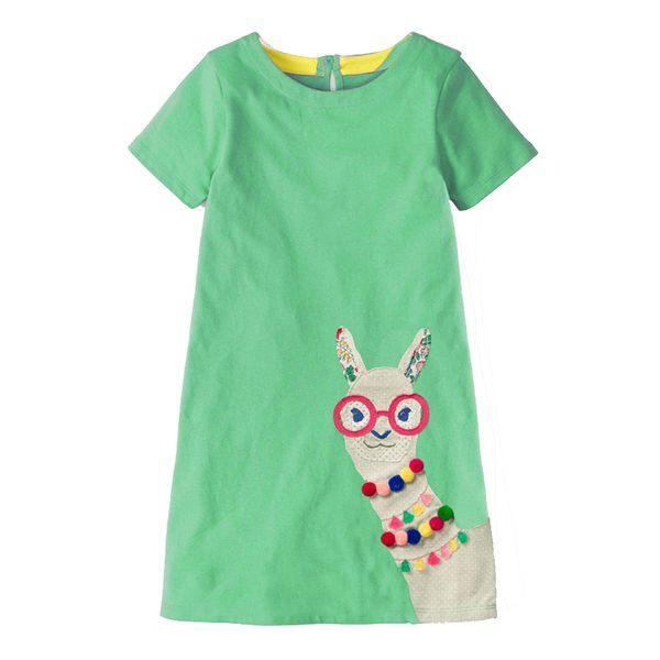 

Kid alon girl cotton tunic dre de igner kid clothe ummer prince dre cartoon alpaca applique children co tume for kid dre e