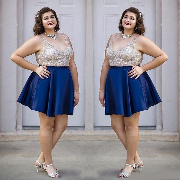 

custom made short a-line prom dresses with beads plus size high end quality dress homecoming dresses, Blue;pink