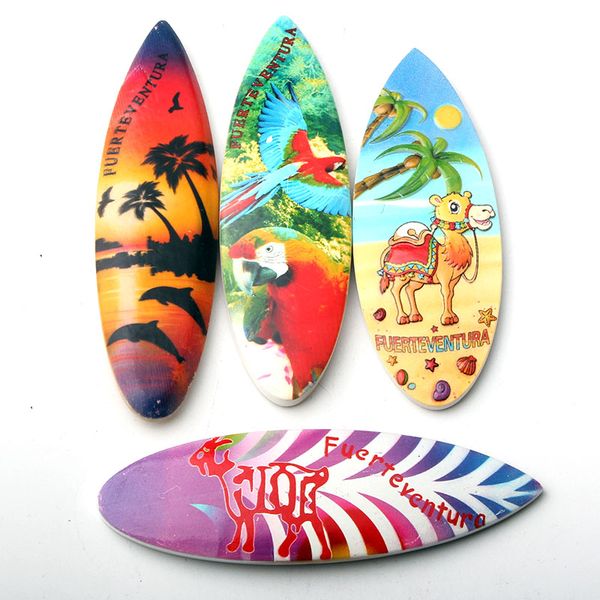

fuerteventura surfboard refrigerator fridge magnet home decoration craft souvenir collection new