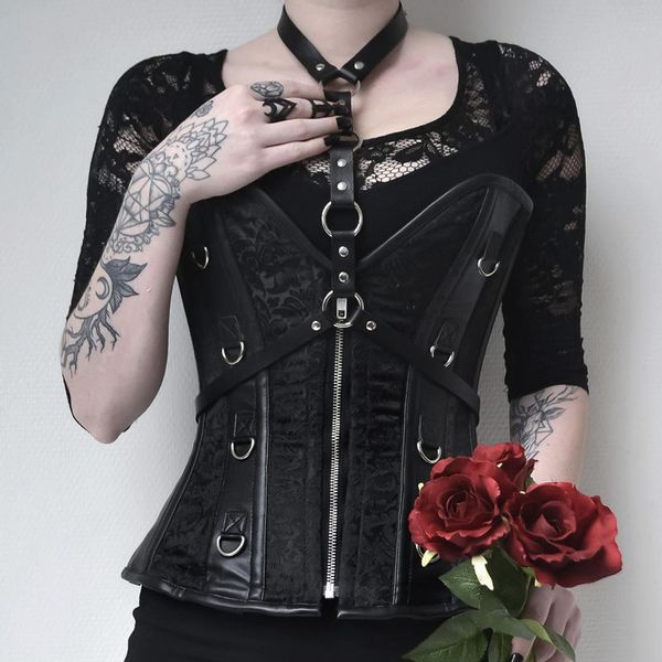 

женщины одежда женщины блузки ажурные водолазка сетка crop tops women sexy see through club блуза пояс choker готическими рубашки партии осе, White