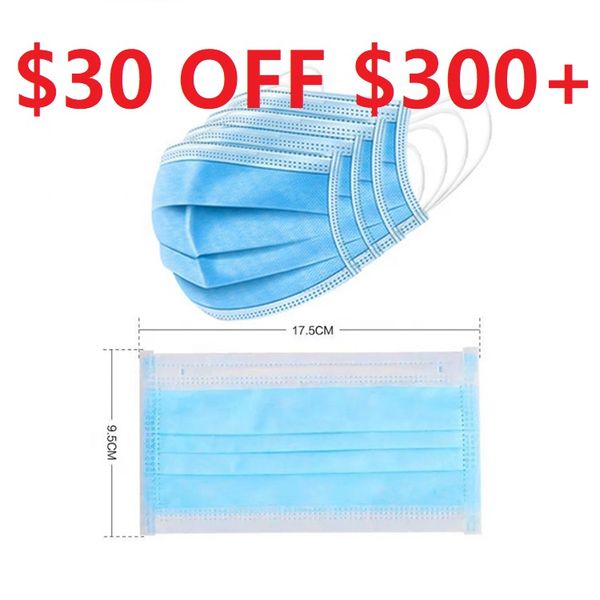 

ce fda safe non-woven mask antiviral anti fog anti dust protective 3 ply disposable face mask