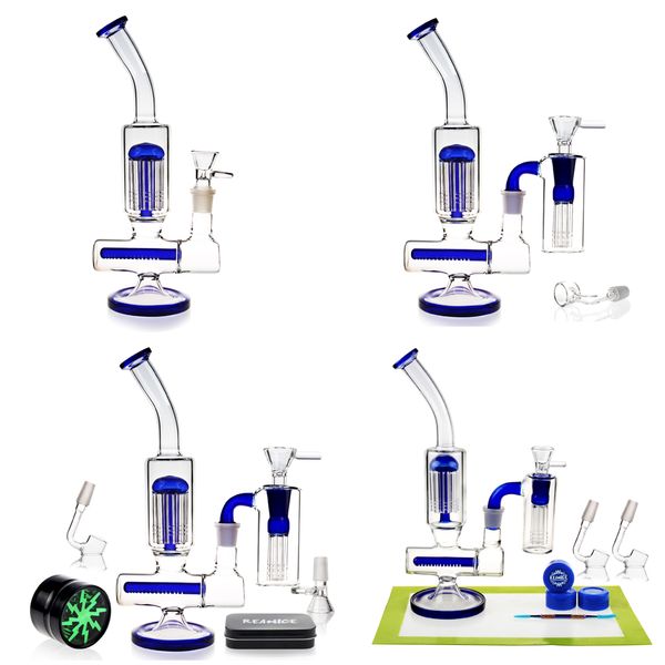 

Reanice Буле стекла воды Бонг Ресайклер Tobacco Bubbler стекла ручной работы трубы с Ice Holder Jonit 18.8mm 14.5mm аксессуары