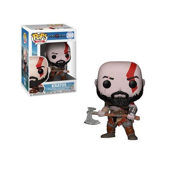 

kids toy 2019 arrival funko pop new style god of war kratos vinyl action figure brinquedos collection model toys for children birthday gift