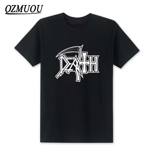 

new 2019 death t shirts rock band heavy metal men casual round neck short sleeve t shirt cotton mans tee xs-xxl, White;black