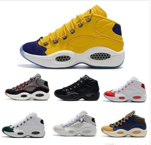 

2019 allen iverson shoes i question 1 mid mita x 1st camo pearlized red ghost of chritm outdoor basketball size 40-45