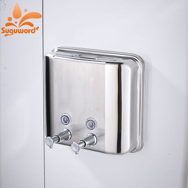 

hipping chrome soap dispenser bathroom soap box hand dispenser 1500ml