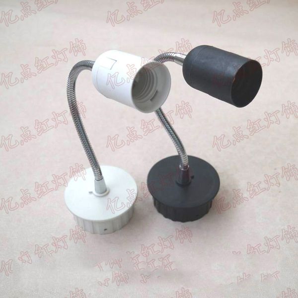 

Universal E27 Screw Holder with Hose Surface Mounted Ceiling Lamp Base Energy Saving Lamp LED Spotlight Holder Adjustable Lighting Direction