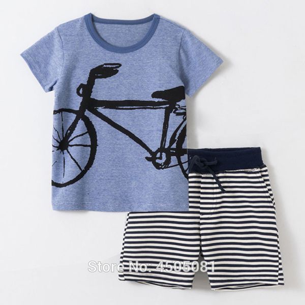 

kids casual children suits summer 2020 boys t-shirt tees 100% terry cotton pants sports outfits baby boys clothes sets, White