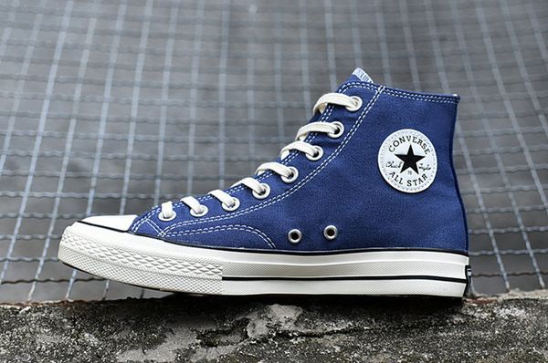 converse blue canvas shoes