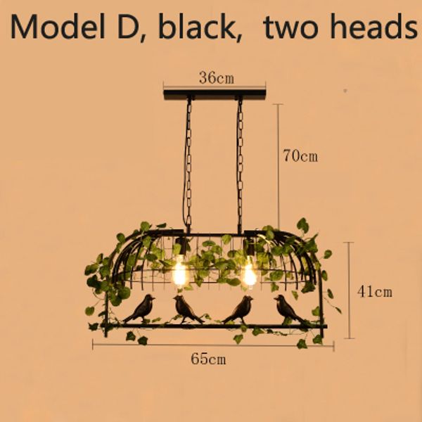 

ретро птица кулон свет утюг американский промышленные лофт бар кафе личности е27 декор висит в проходе северных лампа клетка лампа