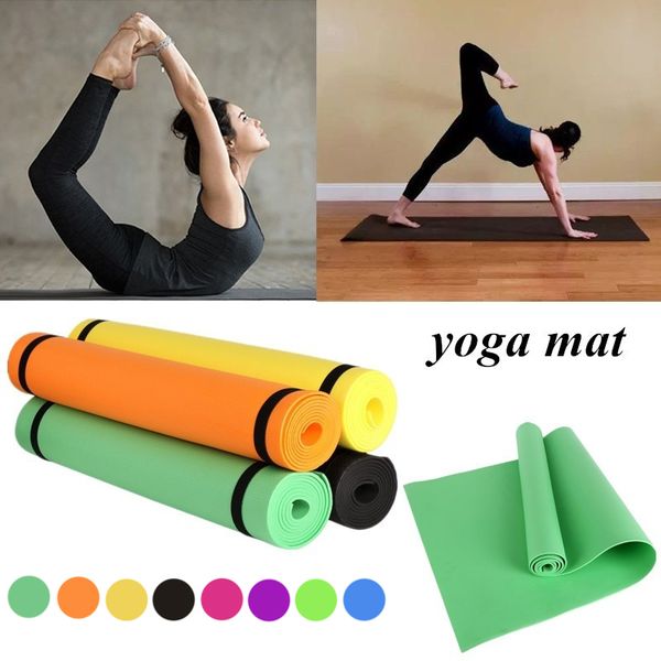 

foam yoga mat 4mm thick anti-slip gymnastics exercise pad for body building sports training mat
